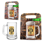 Kufel do piwa w ozdobnym opakowaniu 21 LAT - 500ml