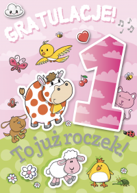 Karnet Gratulacje To już roczek 