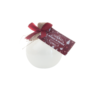 MYDŁO DO KĄPIELI BOMBKA, KONWALIA,  KOLOR BORDO 400ML