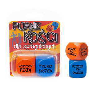 Zestaw Kości Imprezowych dla SPRAGNIONYCH Rozmiar produktu 10x12.5 cm