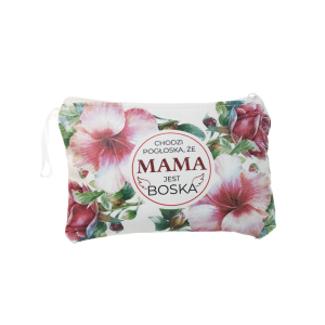 Kosmetyczka dla Mamy z napisem  Chodzi pogłoska że Mama jest boska