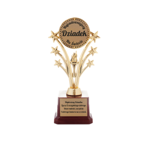 Statuetka  Najcudowniejszy Dziadek na Świecie . 10.3x20 cm