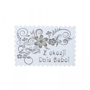 Kartka drewniana grawerowana 15x10x0,3cm
