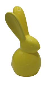 KRÓLIK CERAMICZNY ŻÓŁTY 12x9,5x22,5 cm