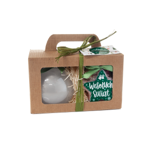 Zestaw świąteczny himalajska sól do kąpieli z płatkami róż + mydło