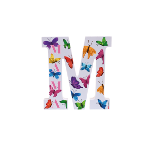 Litera 3d z napisem Mama motyle, 15 cm