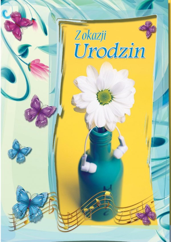 Karnet okolicznościowy z kopertką &quot;Z Okazji Urodzin&quot;
