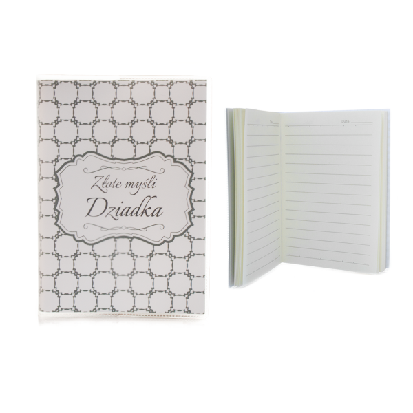 Notes z napisem &quot;Złote myśli Dziadka&quot;