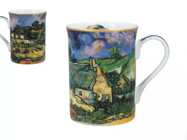 Kubek Classic New - V. van Gogh, Chaty kryte strzechą w Cordeville (CARMANI), 360 ml