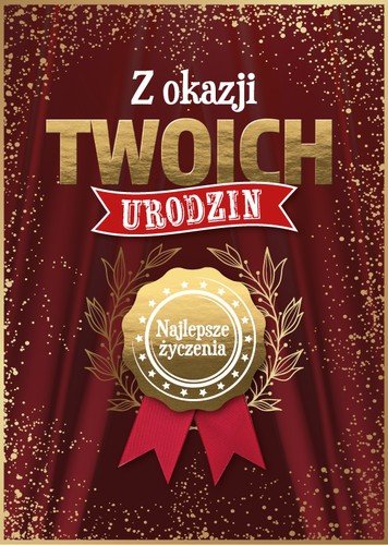 Kartka z kopertą Z Okazji Twoich Urodzin
