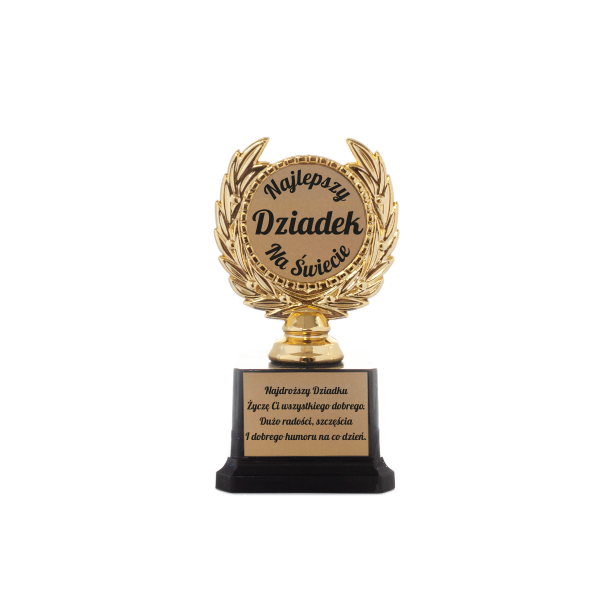 Statuetka &quot;Najlepszy Dziadek na Świecie&quot;. 8*14 cm