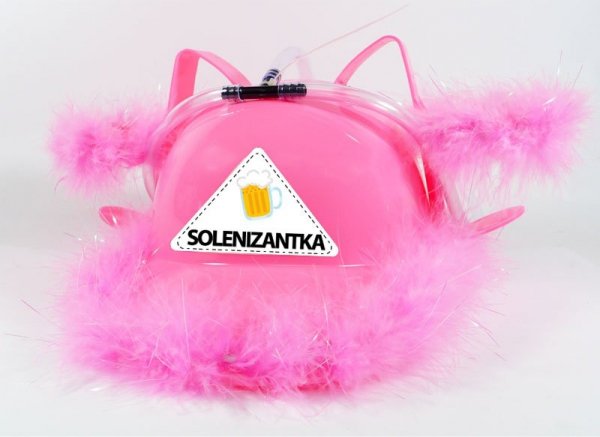 KASK RÓŻOWY SOLENIZANTKA