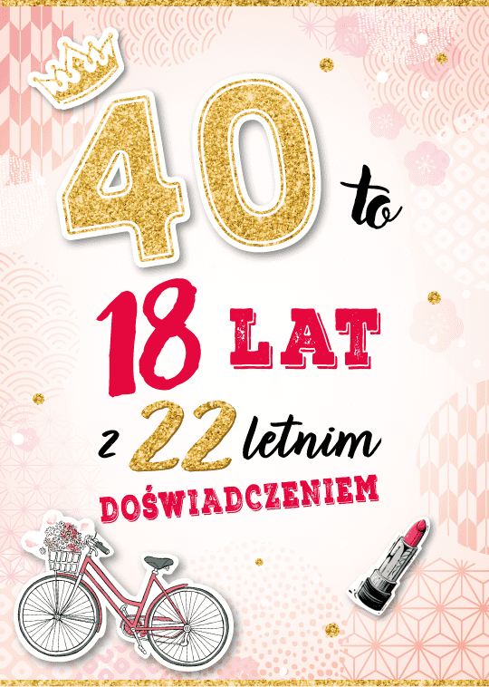 Karnet W Dniu 40 Urodzin