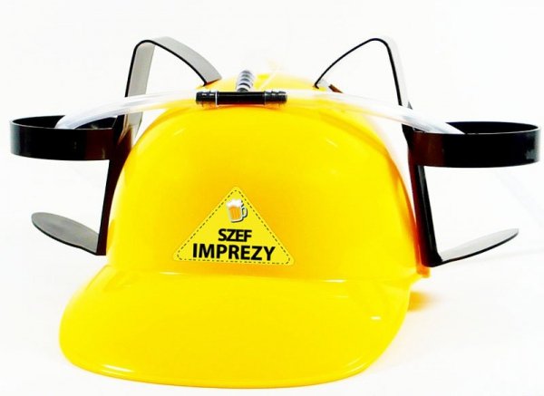 KASK ŻÓŁTY SZEF IMPREZY