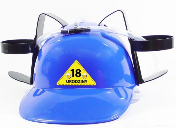 KASK NIEBIESKI 18