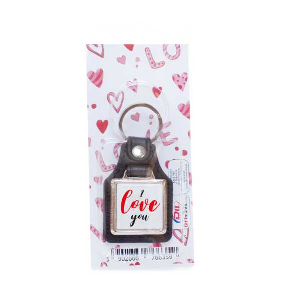Brelok żelowy w dedykowanym opakowaniu &quot;I Love You&quot;