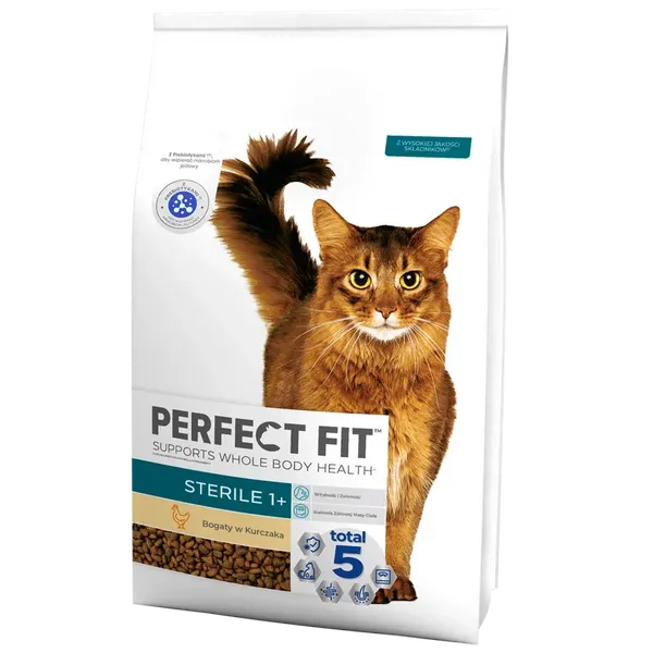 Perfect Fit™ - sucha karma pełnoporcjowa dla dorosłych kotów po zabiegu kastracji, bogata w kurczaka 7kg
